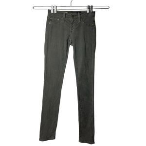 AG Adriano Goldschmied The‎ Jegging Super Skinny Fit Low Rise Corduroy Pants 25R